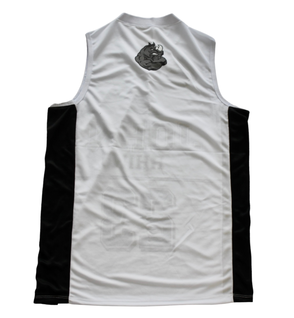 John Rhino White 23 Team Sleeveless Muscle T-shirt