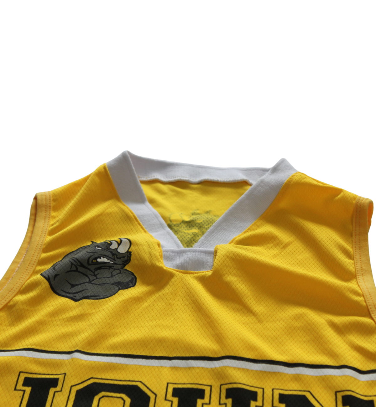 John Rhino Yellow 23 Team Sleeveless Muscle T-shirt