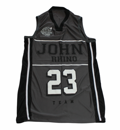 John Rhino Gray 23 Team Sleeveless Muscle T-shirt
