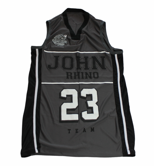 John Rhino Gray 23 Team Sleeveless Muscle T-shirt