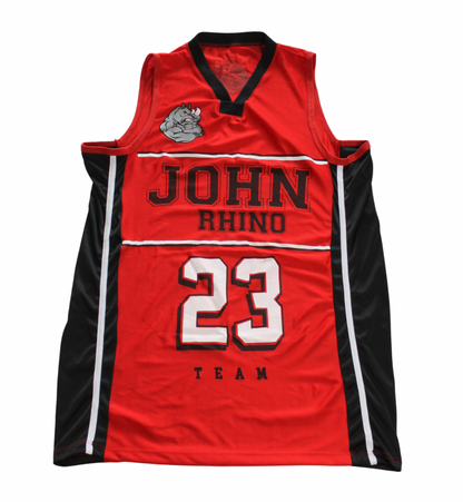 John Rhino Red 23 Team Sleeveless Muscle T-shirt