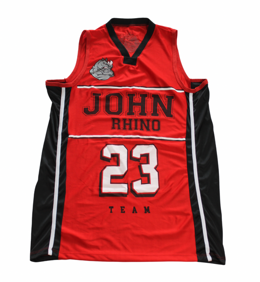 John Rhino Red 23 Team Sleeveless Muscle T-shirt