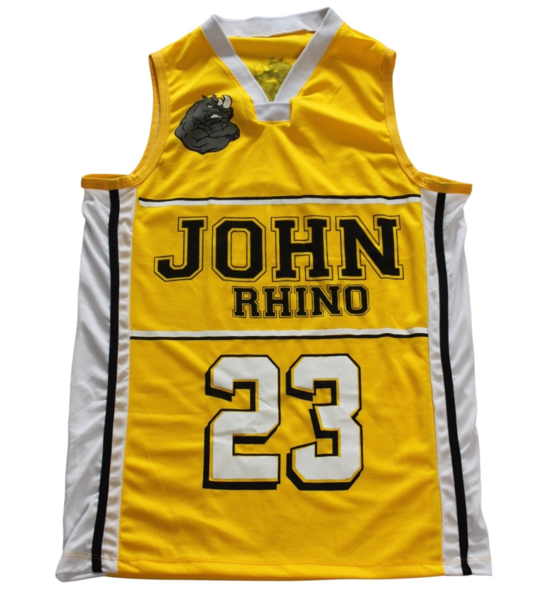 John Rhino Yellow 23 Team Sleeveless Muscle T-shirt