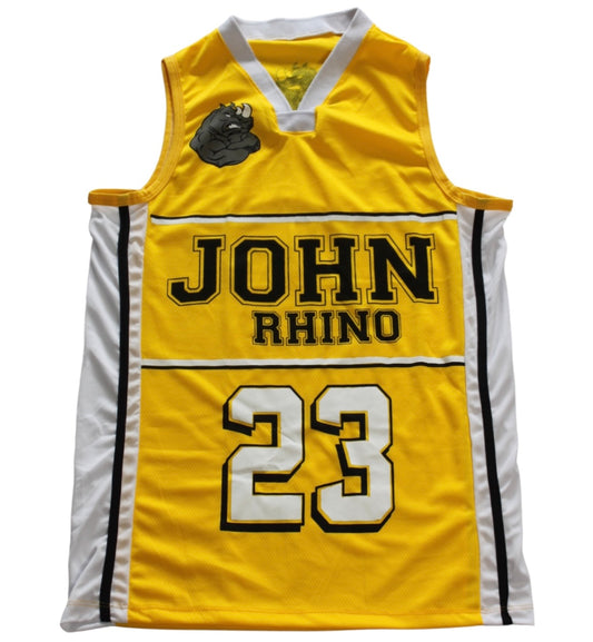 John Rhino Yellow 23 Team Sleeveless Muscle T-shirt